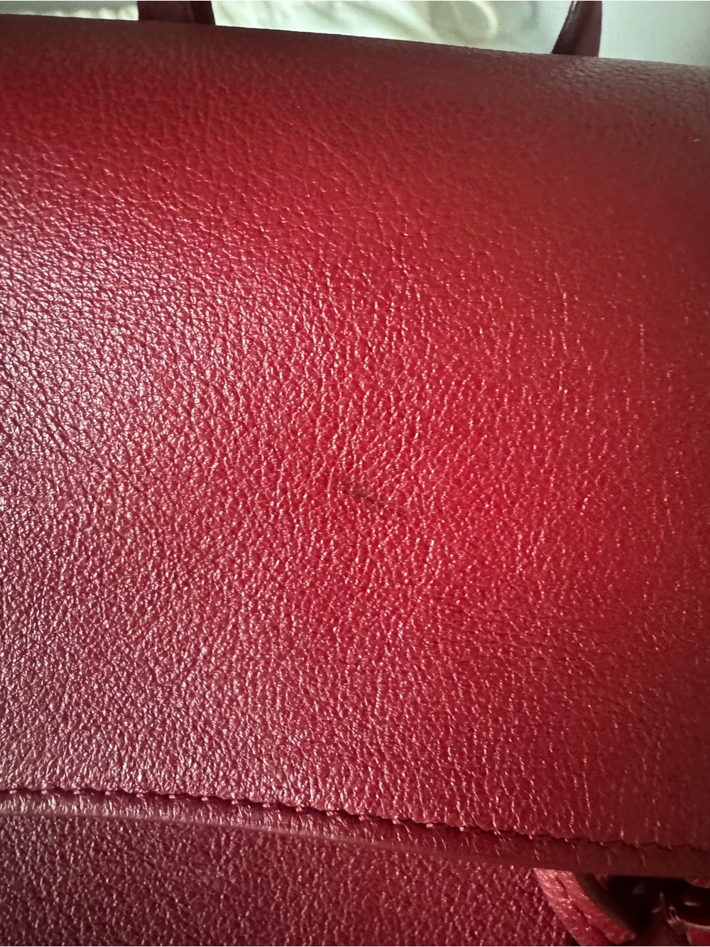 Mansur Gavriel Bordeaux Leather Mini Backpack - Picture 9 of 10